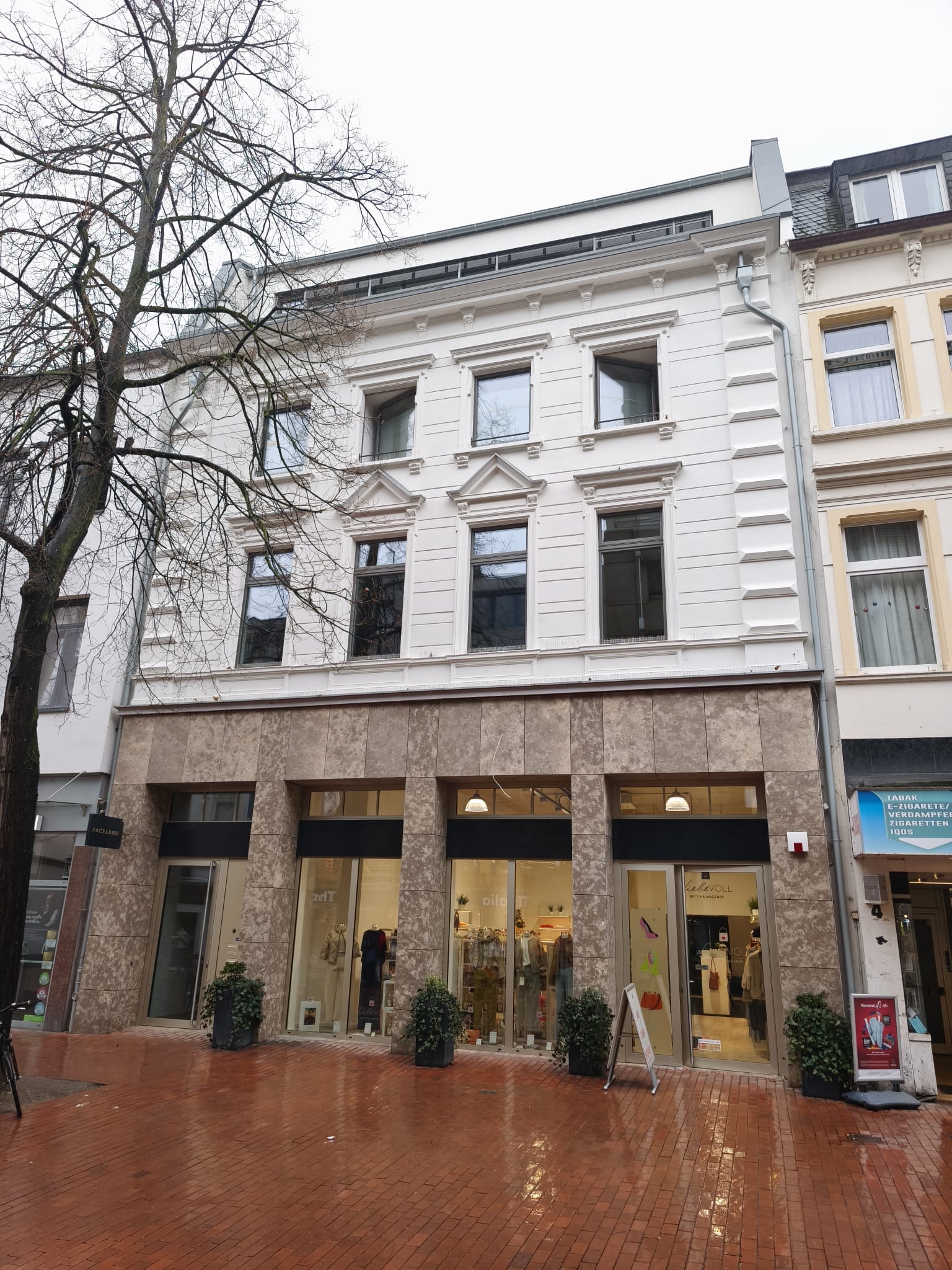 Historische Fassade in der Alten Bahnhofstraße, Bonn-Bad Godesberg